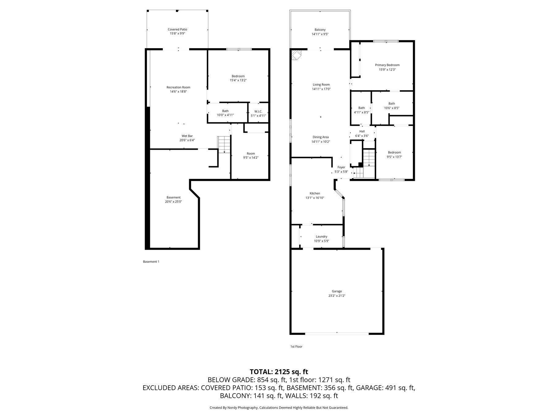 Both Levels Floor Plan