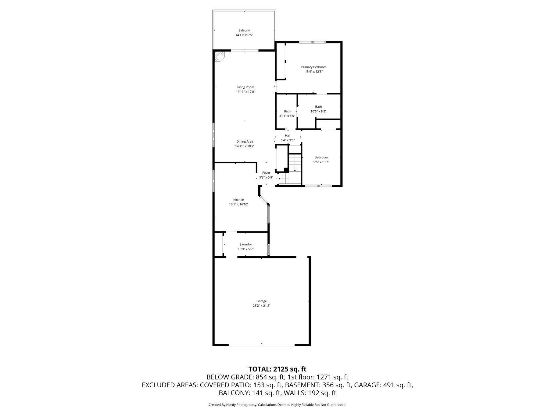 Main Level Floor Plan