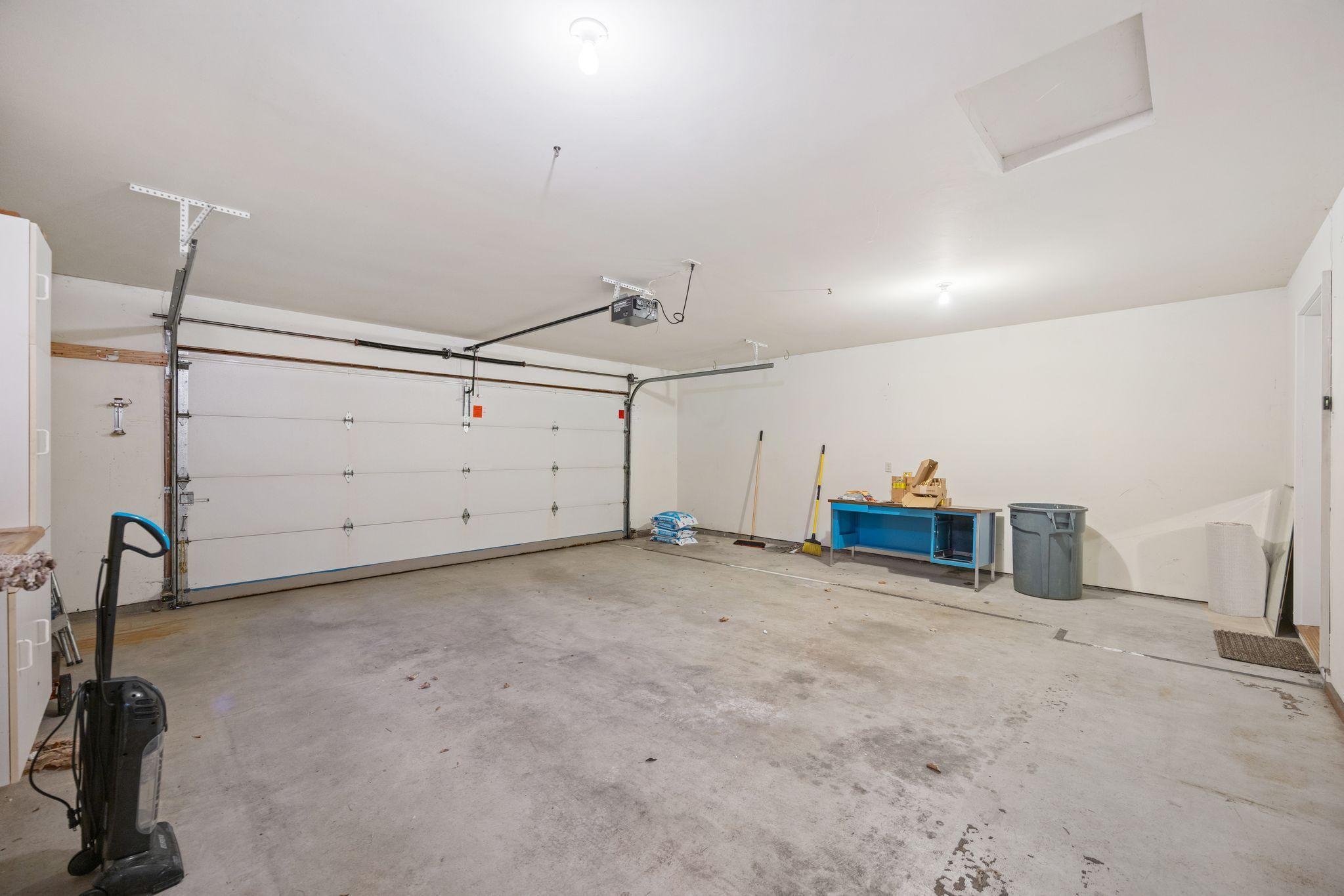 Large Garage with room for storage