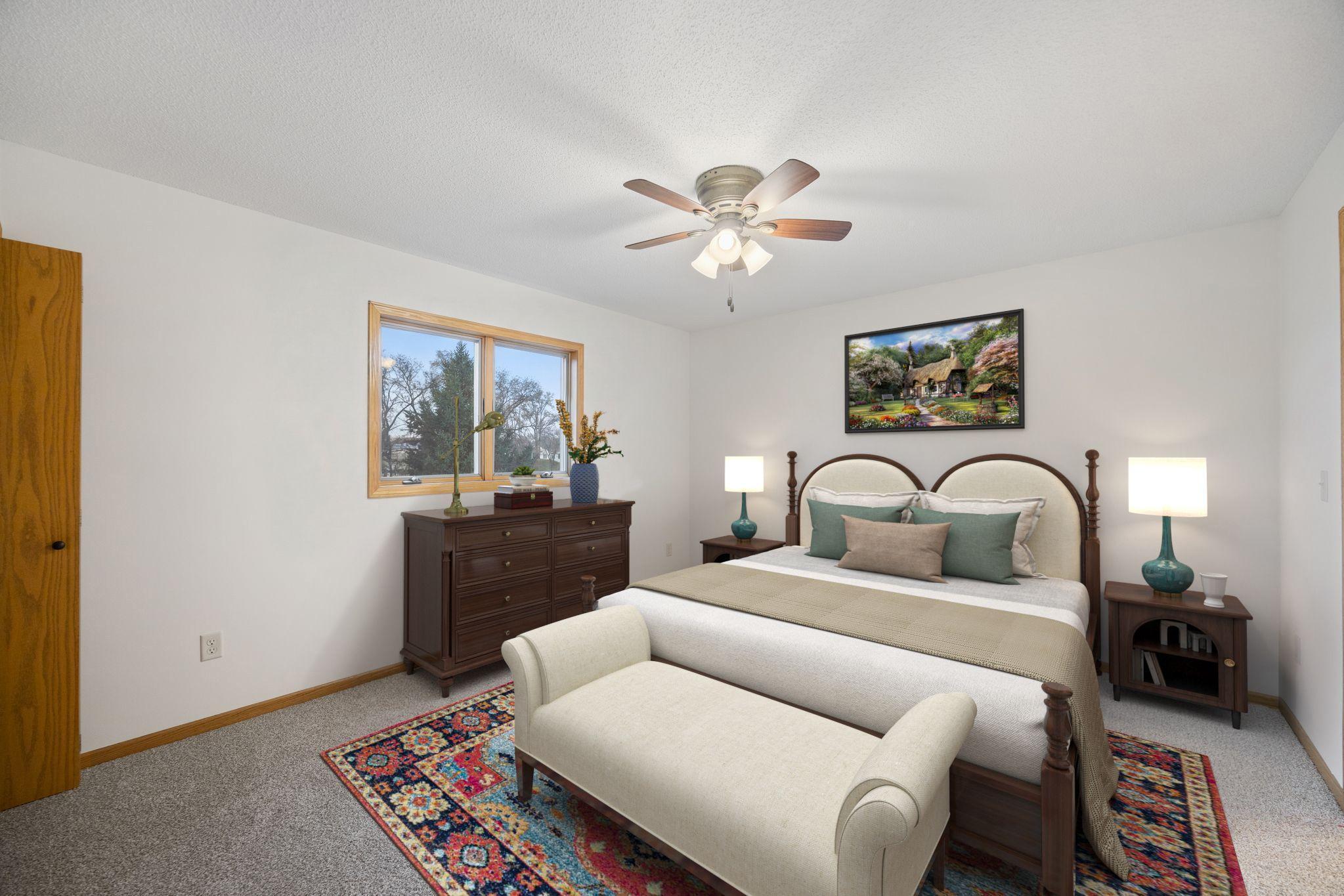 Virtual Staged Primary Bed