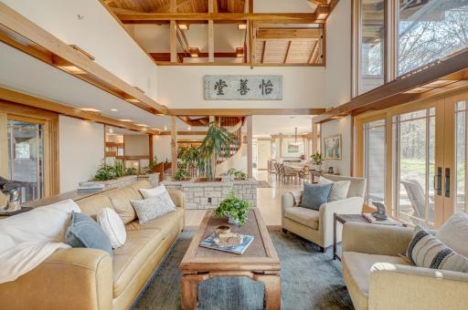 This is a fabulous home for entertaining with its easy flow between rooms.