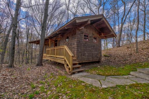 The sauna house.