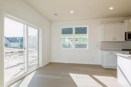(Photo of similar home, features will vary) The dining area.