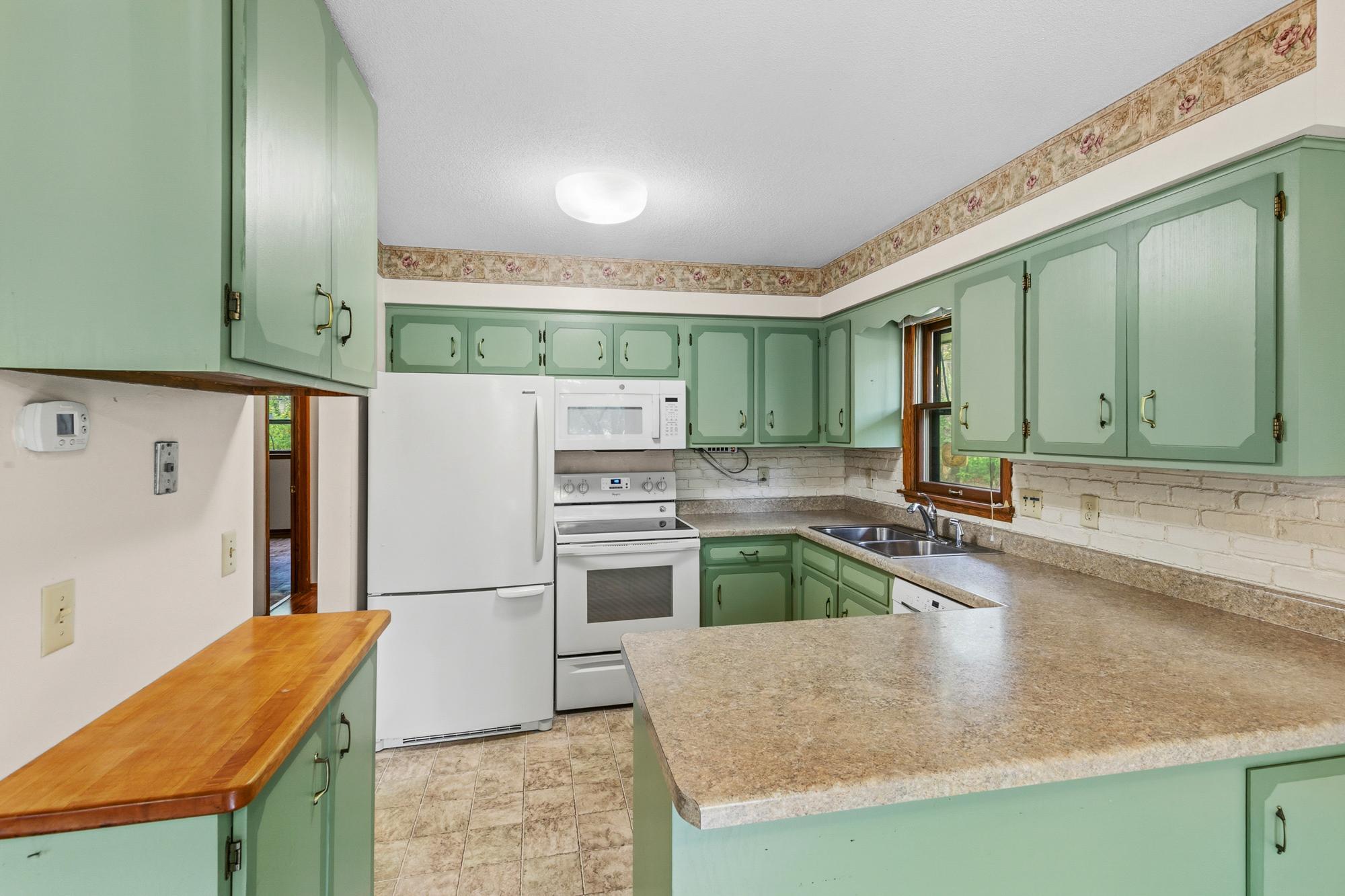 All the kitchen appliances are newer, too!