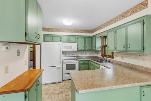 All the kitchen appliances are newer, too!