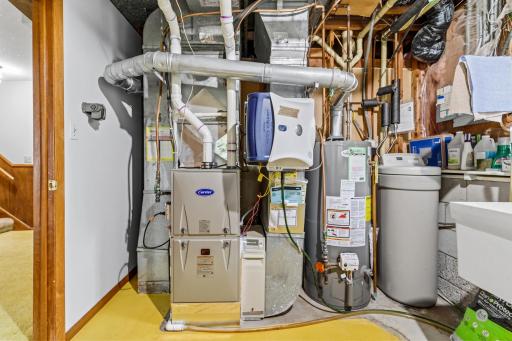 An almost brand-new furnace complete with a whole-house humidifier should also bring peace of mind. The home's water heater is also relatively new.