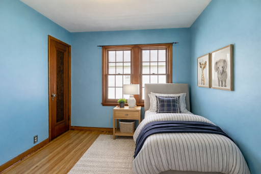 Virtually Staged Bedroom