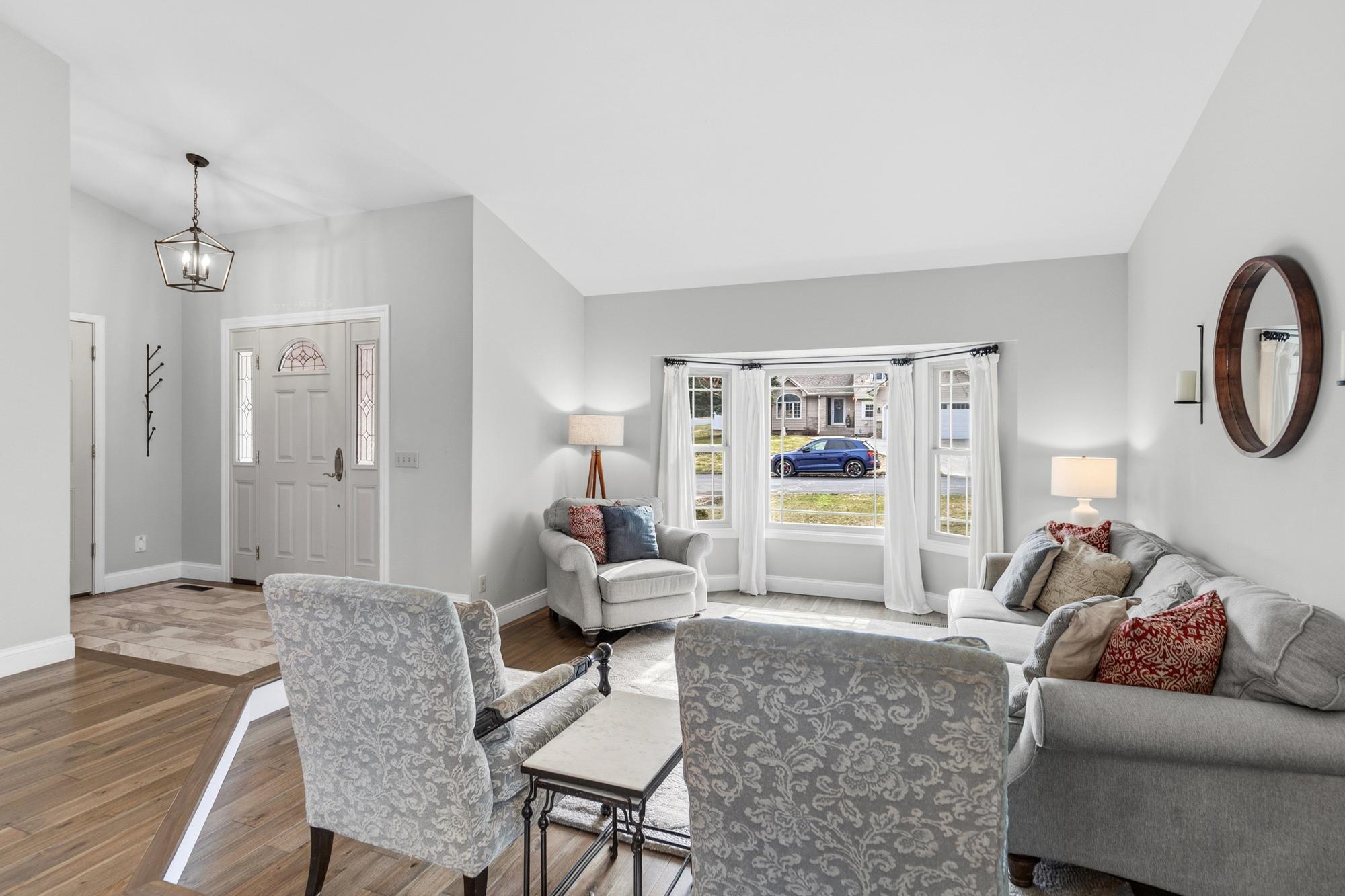 Notice the beautiful tile work in the entryway.