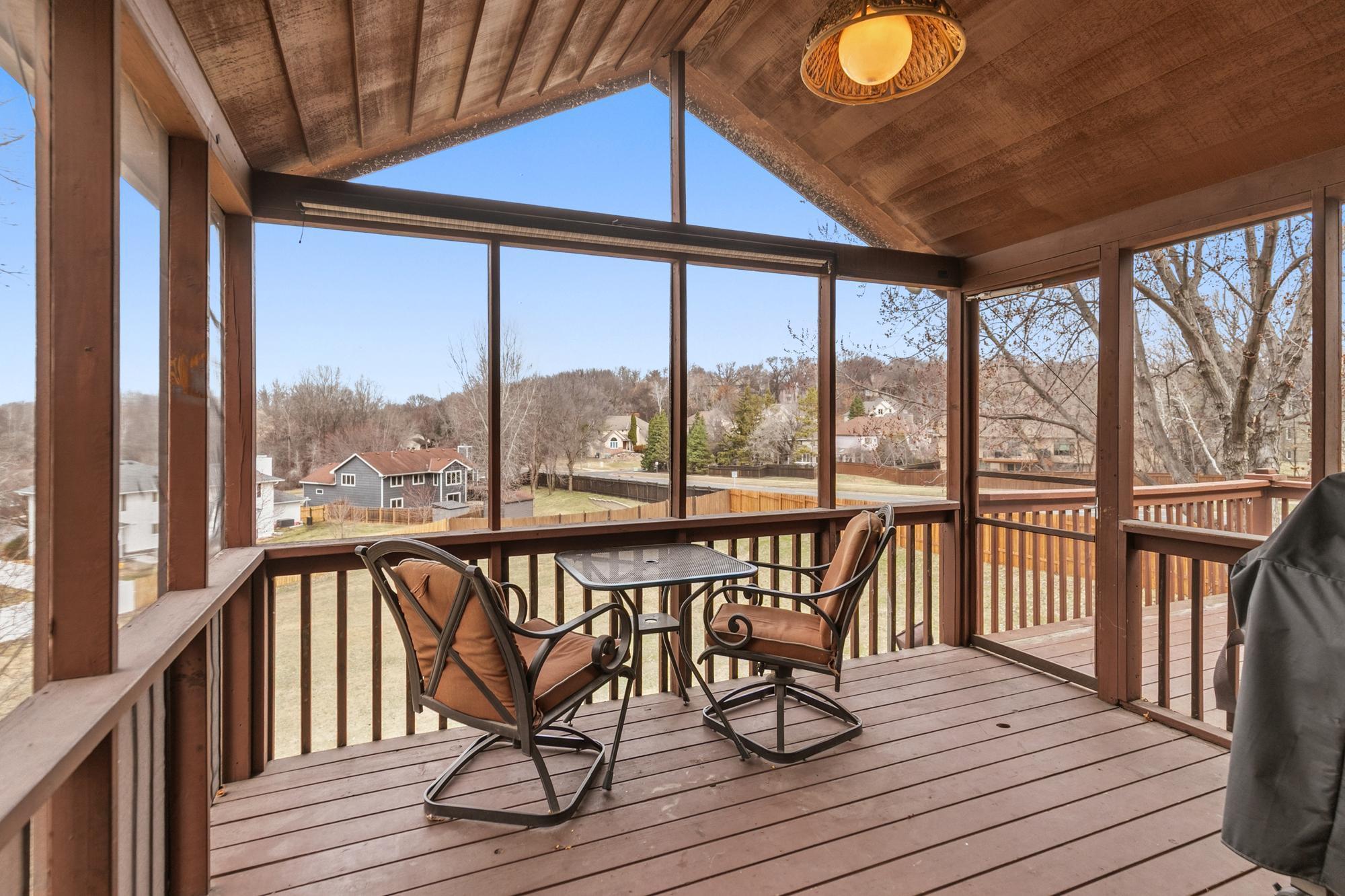 Morning coffee never tastes better than when it's sipped on your very own screened porch just as the world is starting to wake up.