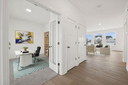 (Photo of model home, features will vary) This foyer is open and airy!