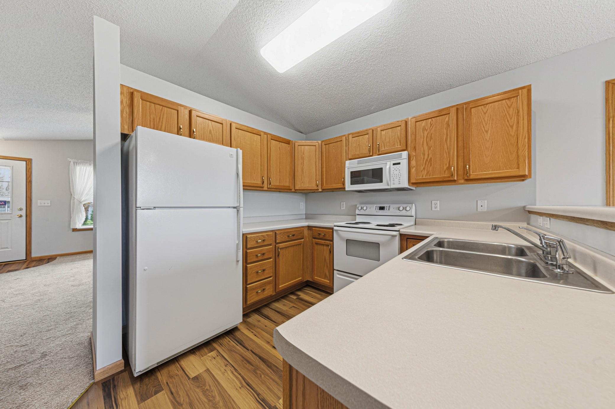 Plenty of cabinetry and counter space