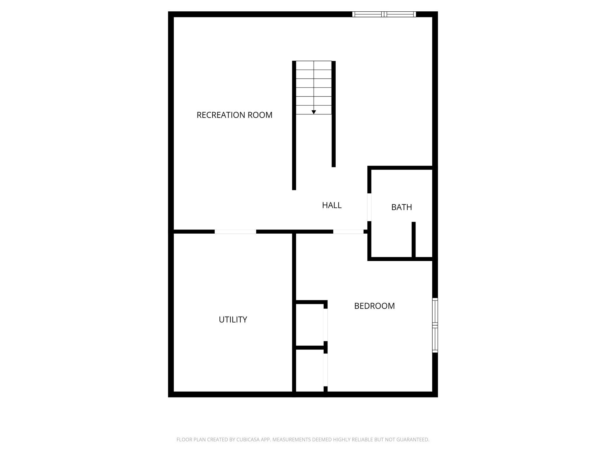 Lower level floorplan