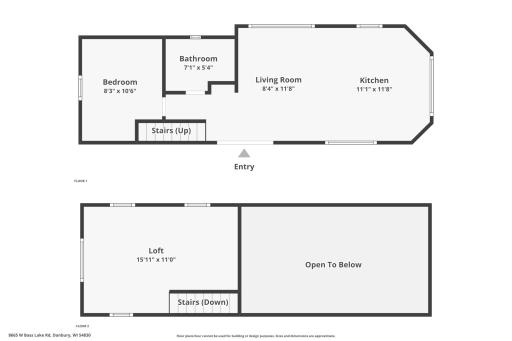 8665 W Bass Lake Road, Danbury, WI 54830