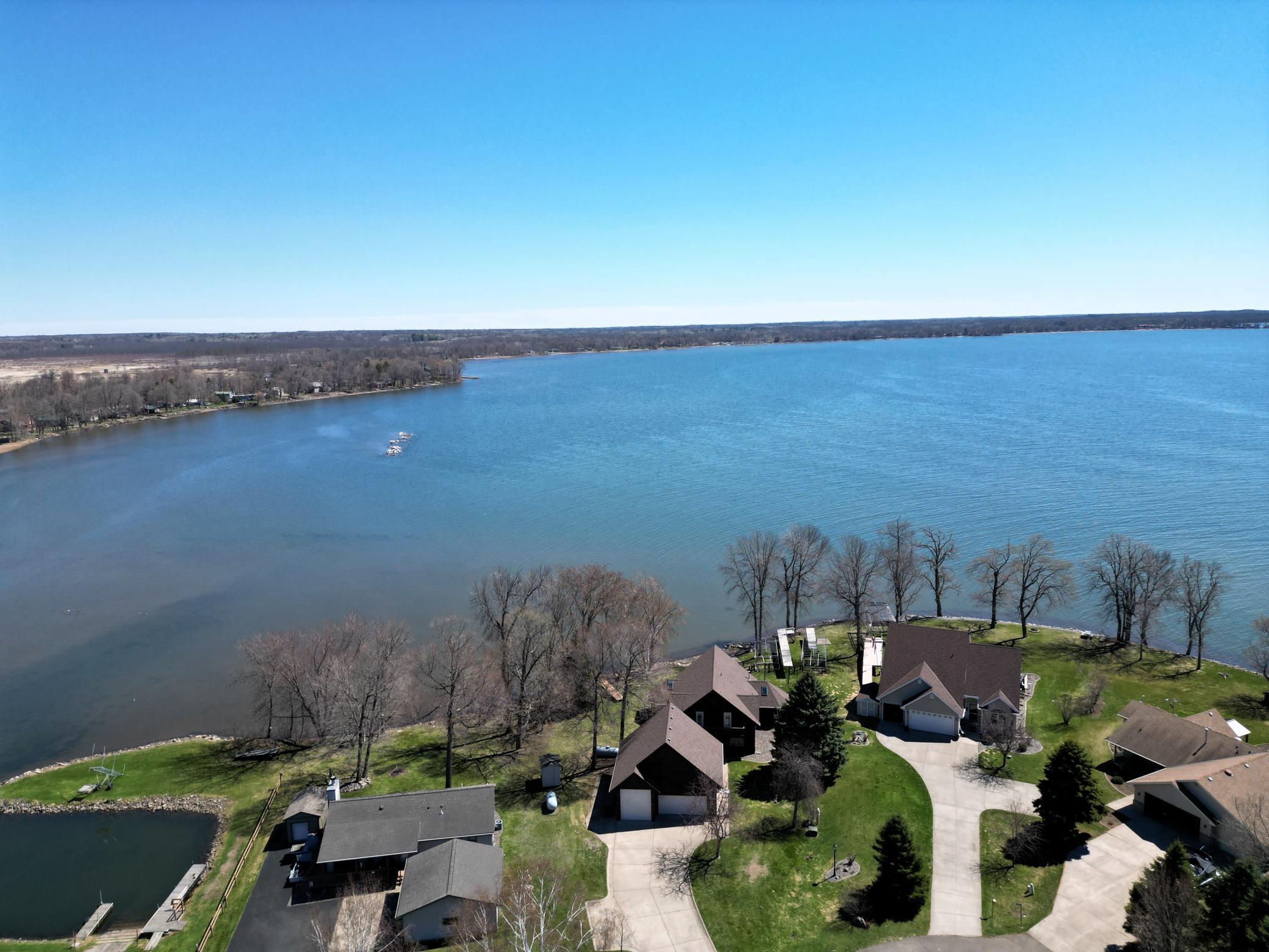 View overlooking the property towards the bay.