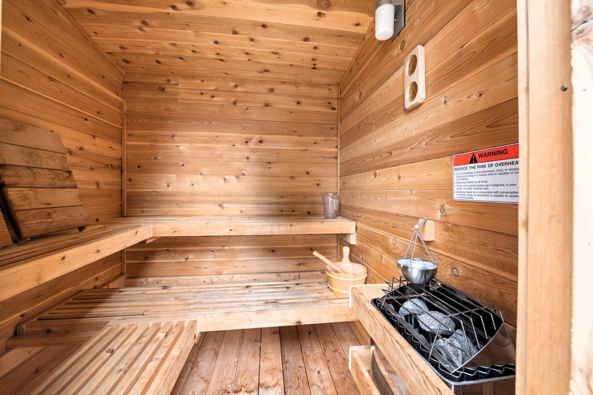 Newer large sauna!