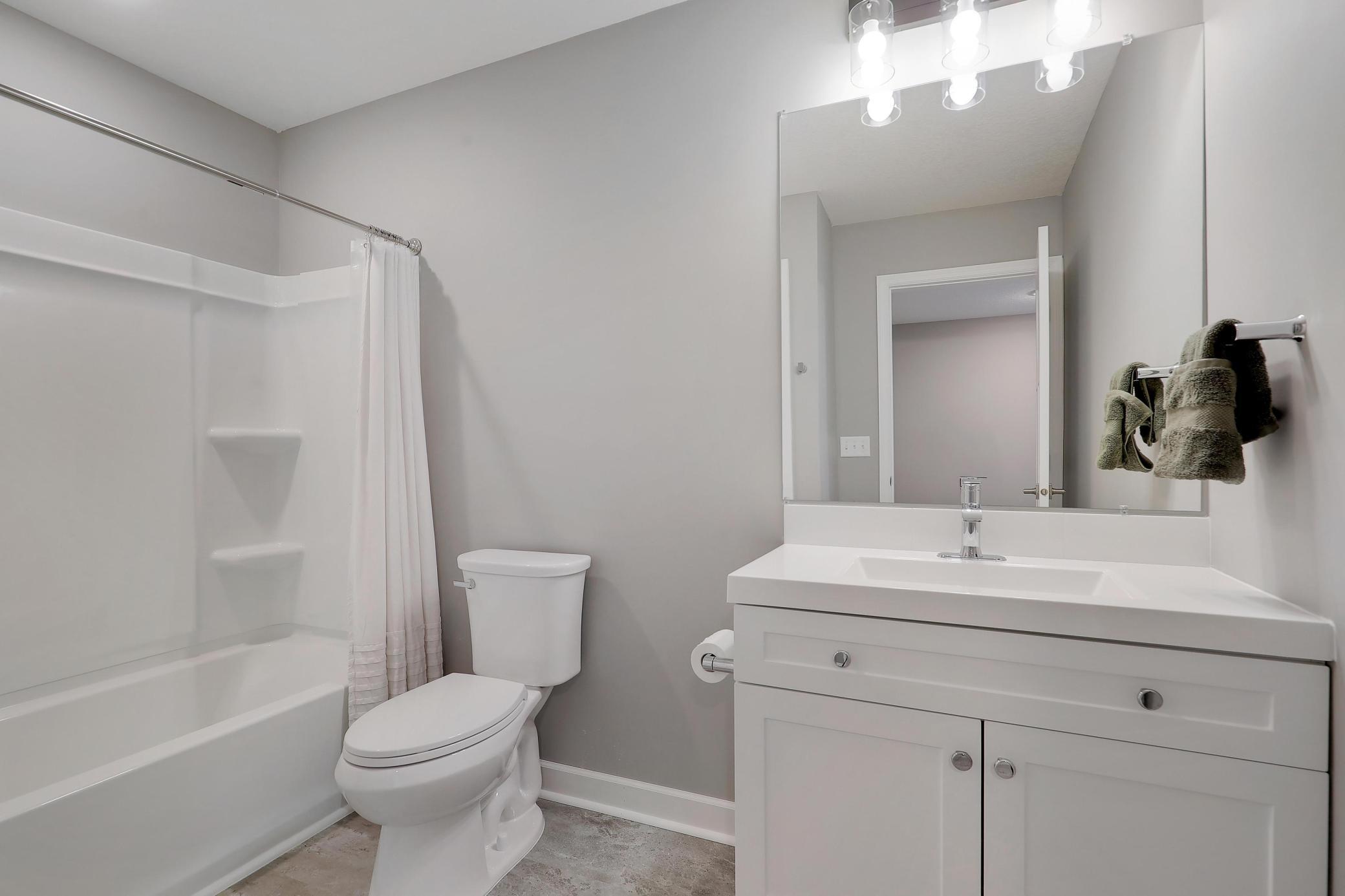 Lower level full bath