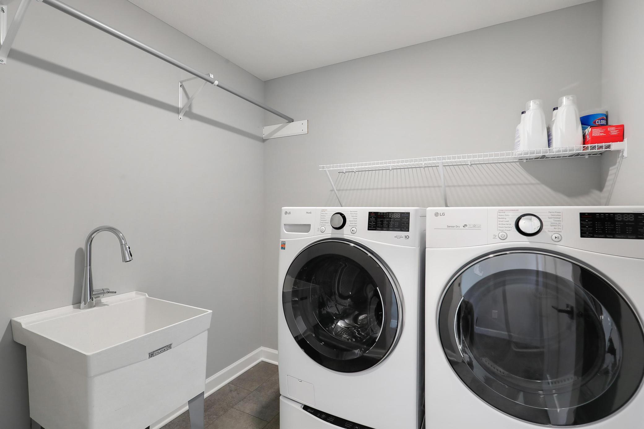 Upper level Laundry room