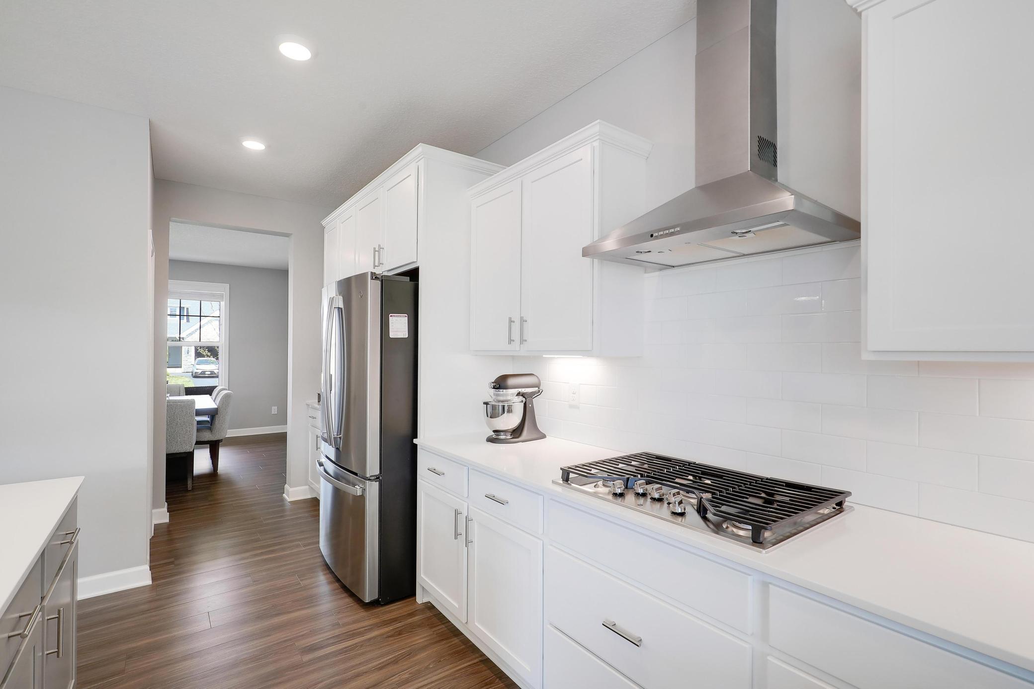 Gas cook top and hood vent