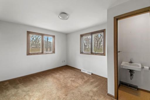 Bedroom-1 with 1/2 bath.