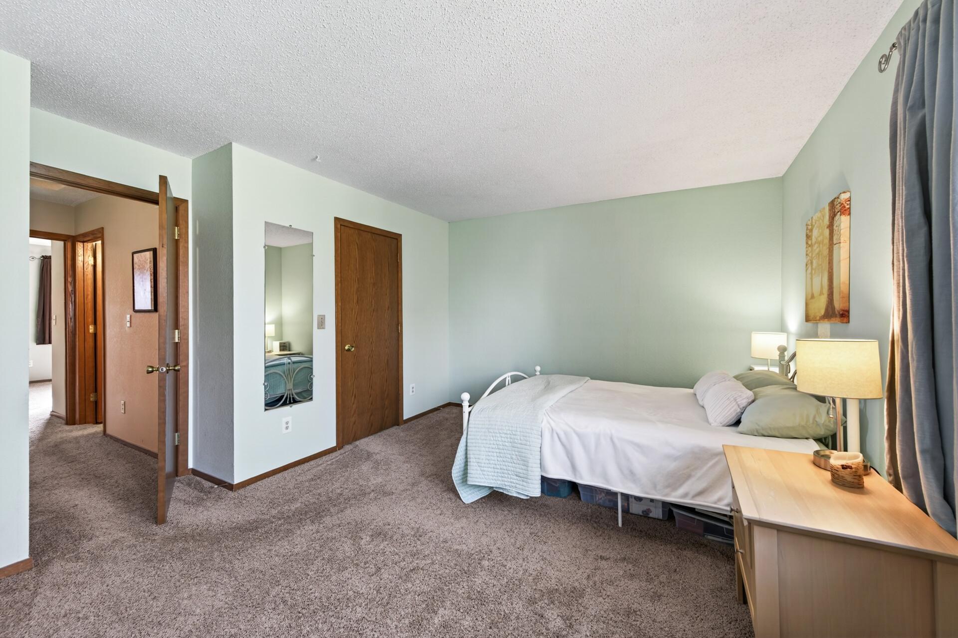 Plenty of room in the primary bedroom