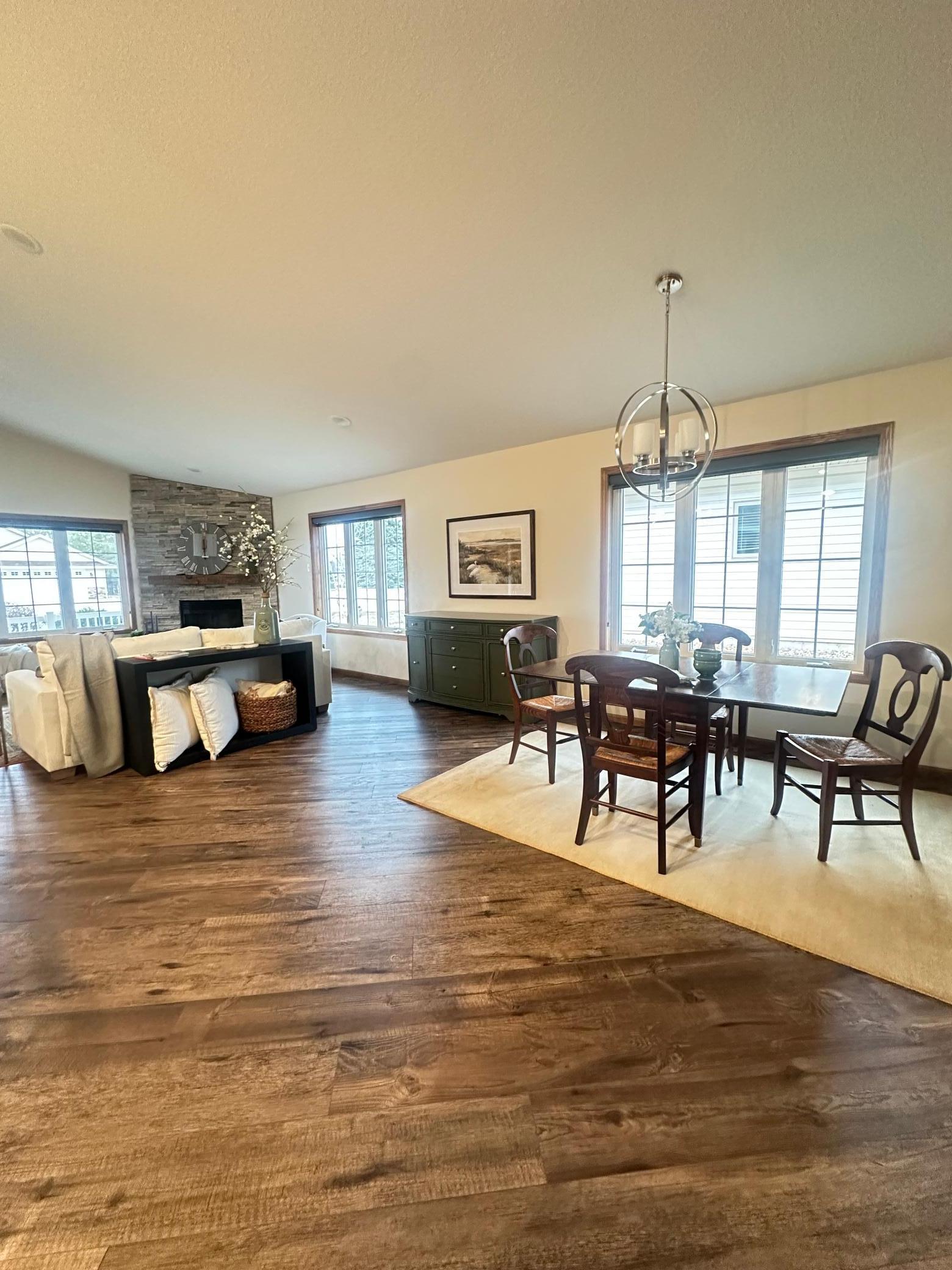 An abundance of windows provide the best natural light