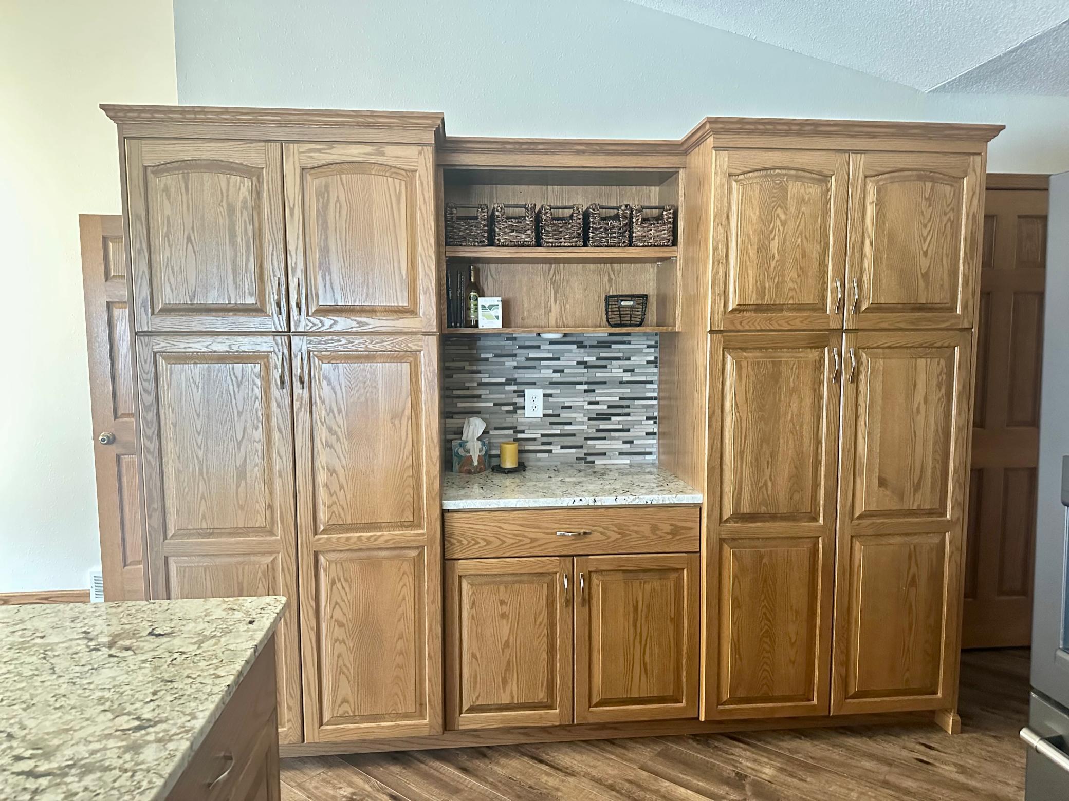 All of the cupboard storage space puts your things within easy reach