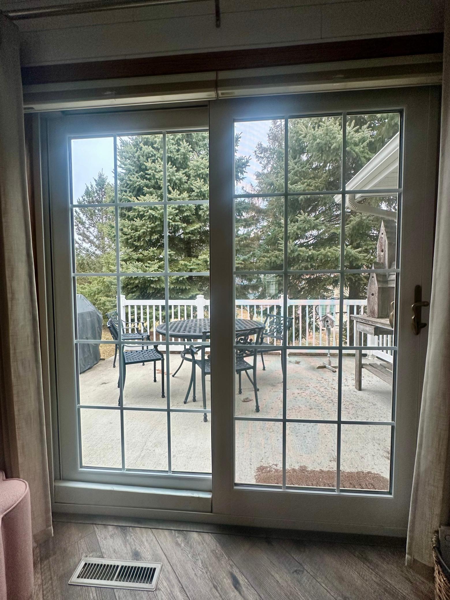 Back Patio with room to grill and have dinner with friends and family