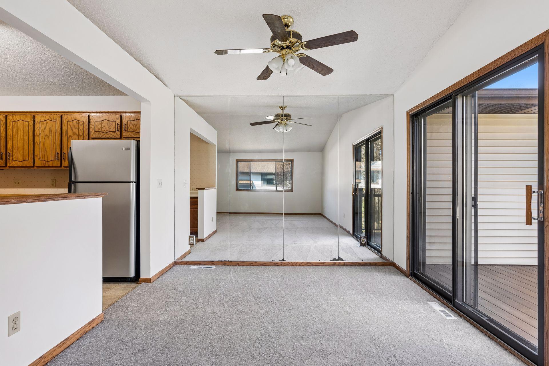 Deck conveniently located just off Dining Room.