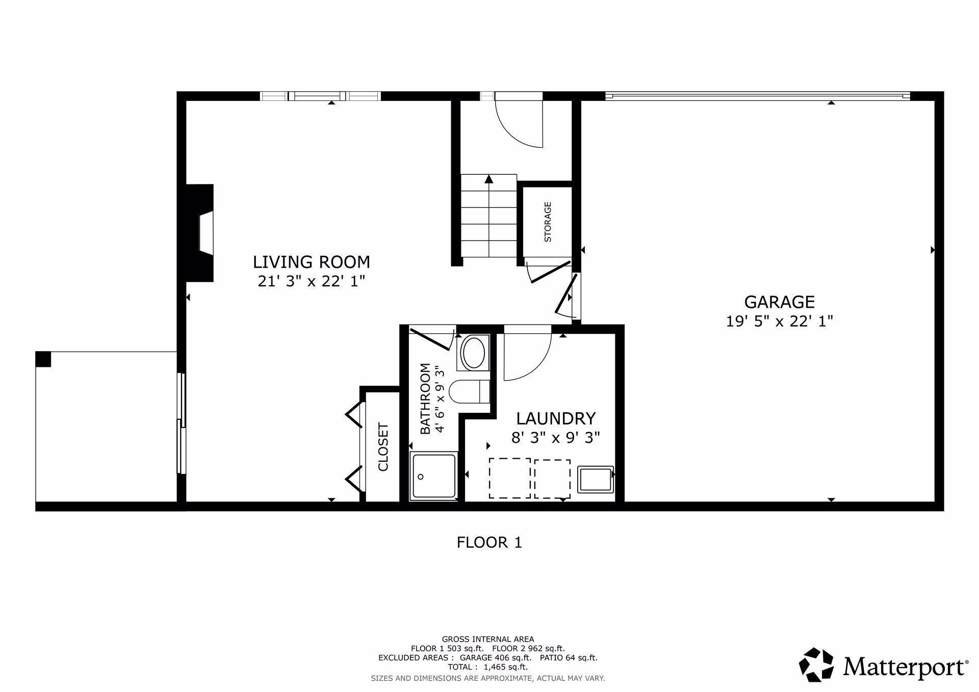 Floor Plan- Floor 1