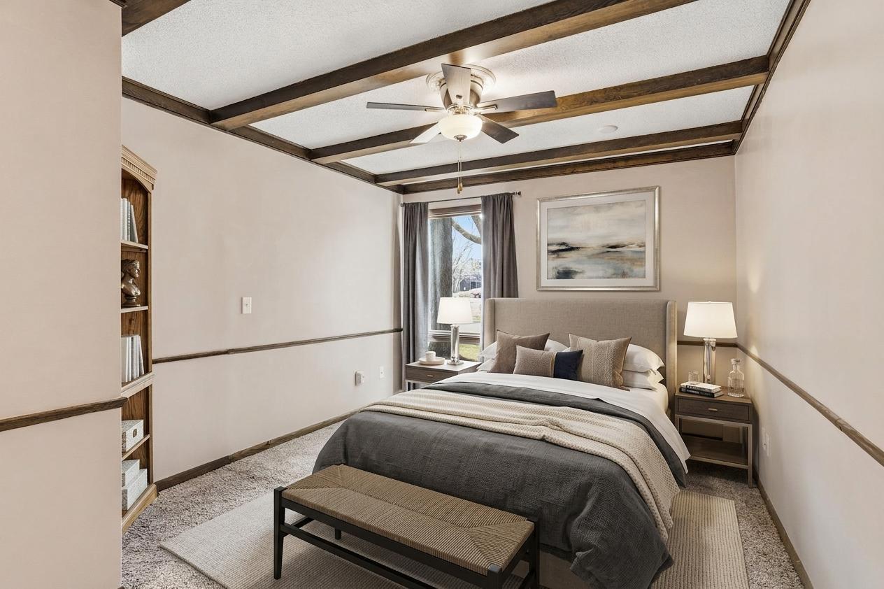 Second Bedroom Virtually staged