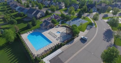 Bridle Creek neighborhood park with basketball court, gazebo, playground and pool