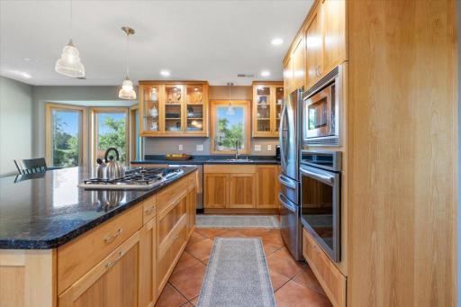 Stainless appliances, deep counters, window views -A kitchen that actually works â generous counter space, stainless appliances, and windows that remind you you're on six acres