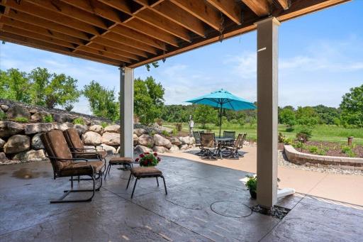 Shade when you want it. Sun when you don't. The outdoor living situation at 1200 Game Farm Circle has thought of everything.