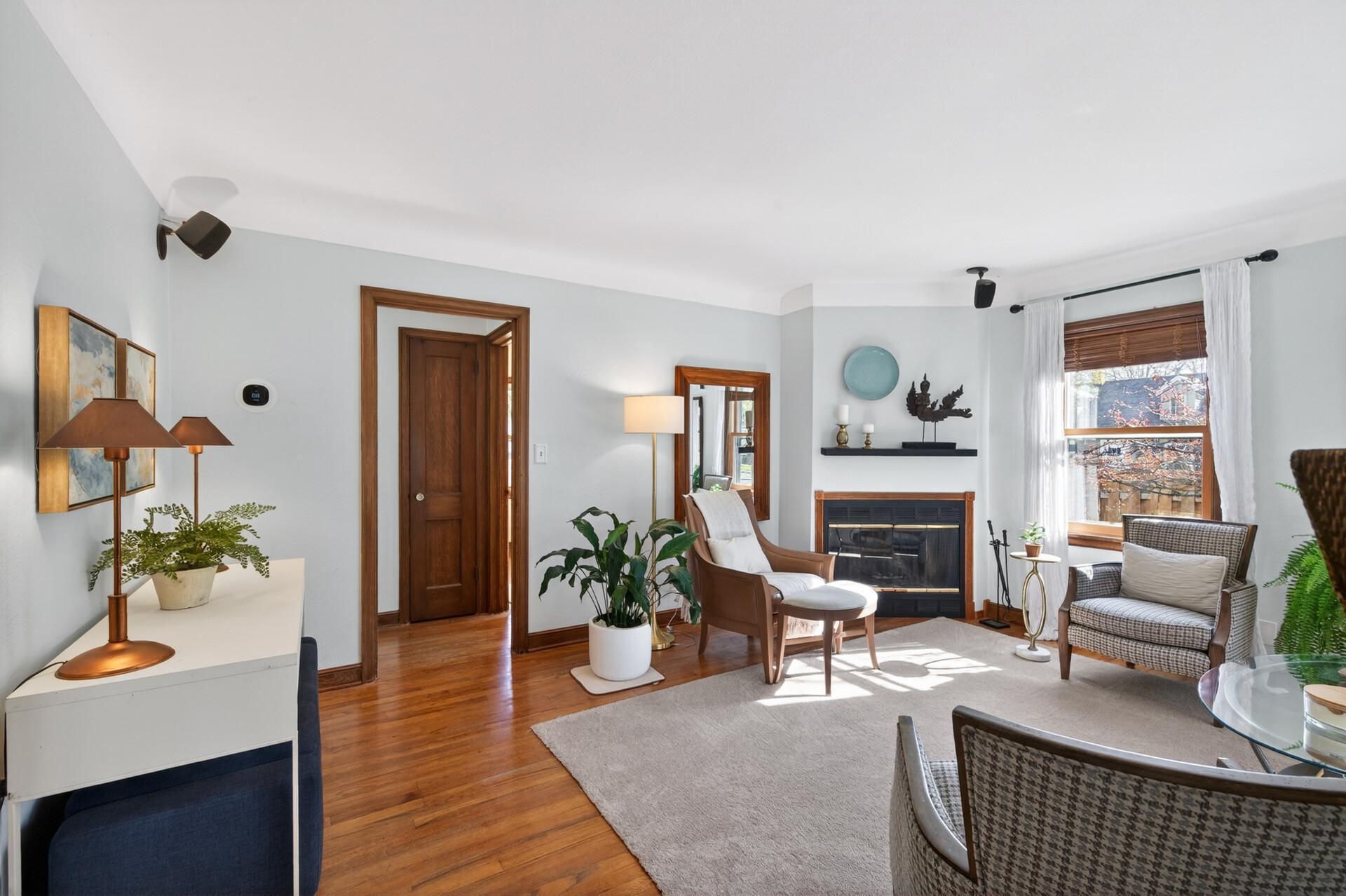 Original hardwood floors and coved ceilings bring charm and historic integrity.