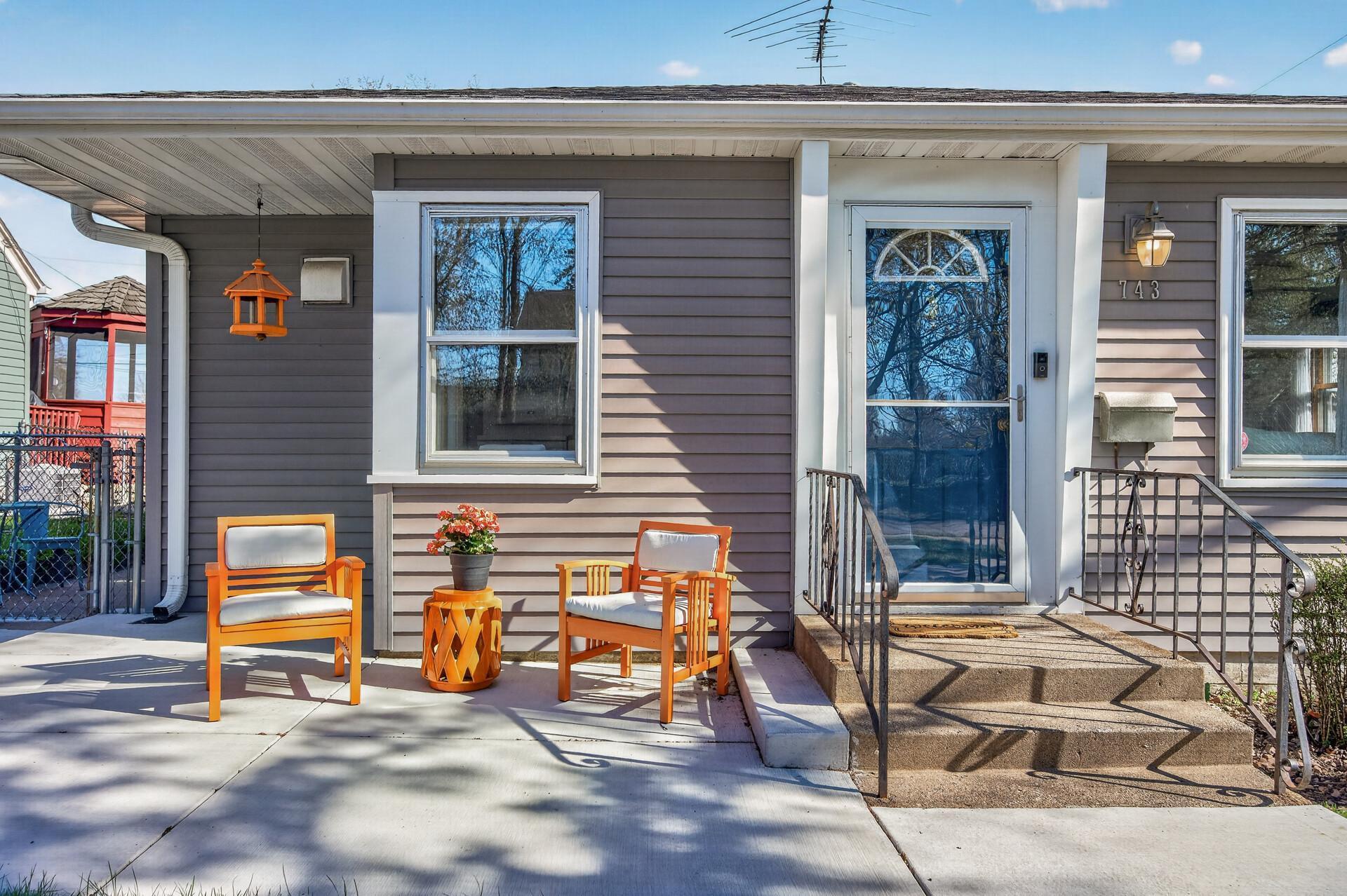 The new front patio and walkway lend that extra welcome. Morning coffee in the sun anyone?