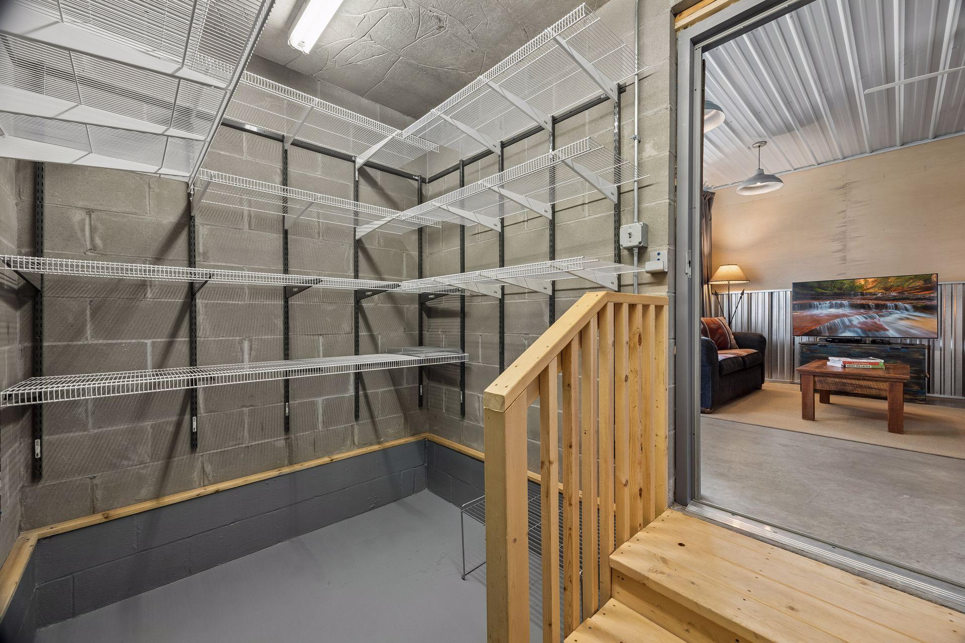 Storage Room and Storm Shelter