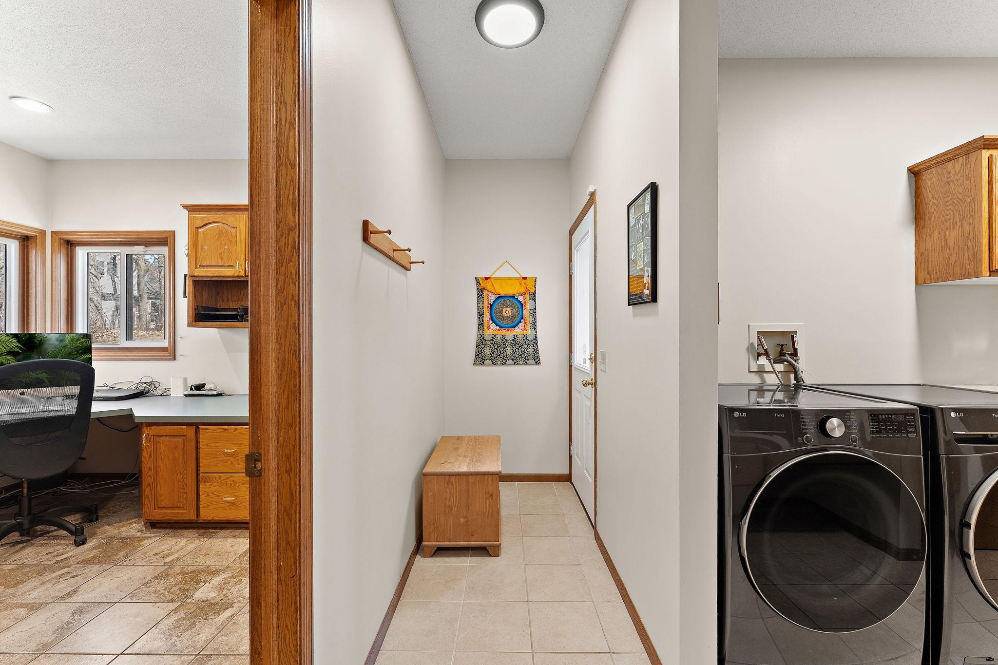 Private exterior access for MF office