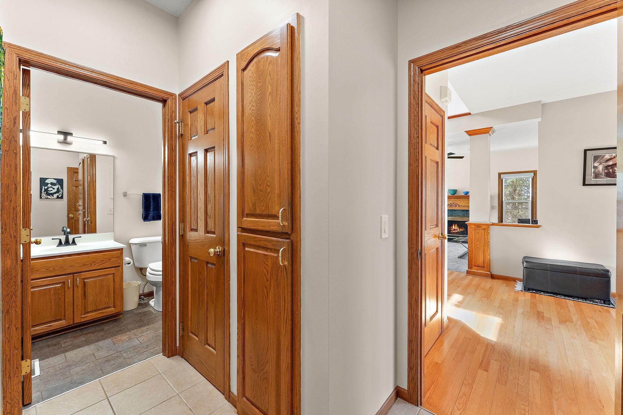 Half bath on main floor