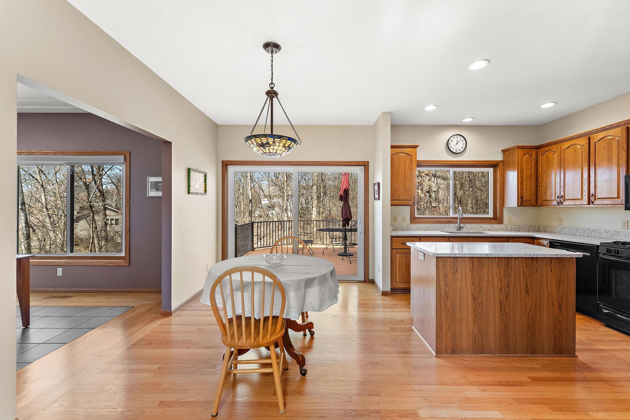Informal dining in kitchen
