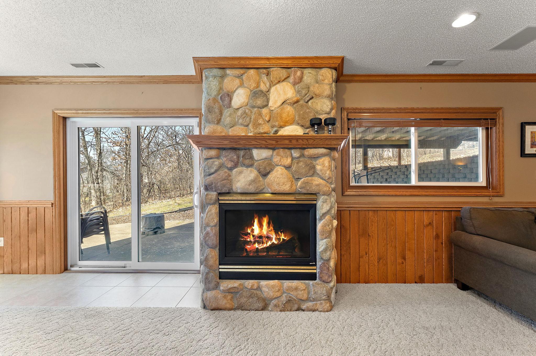 LL gas fireplace