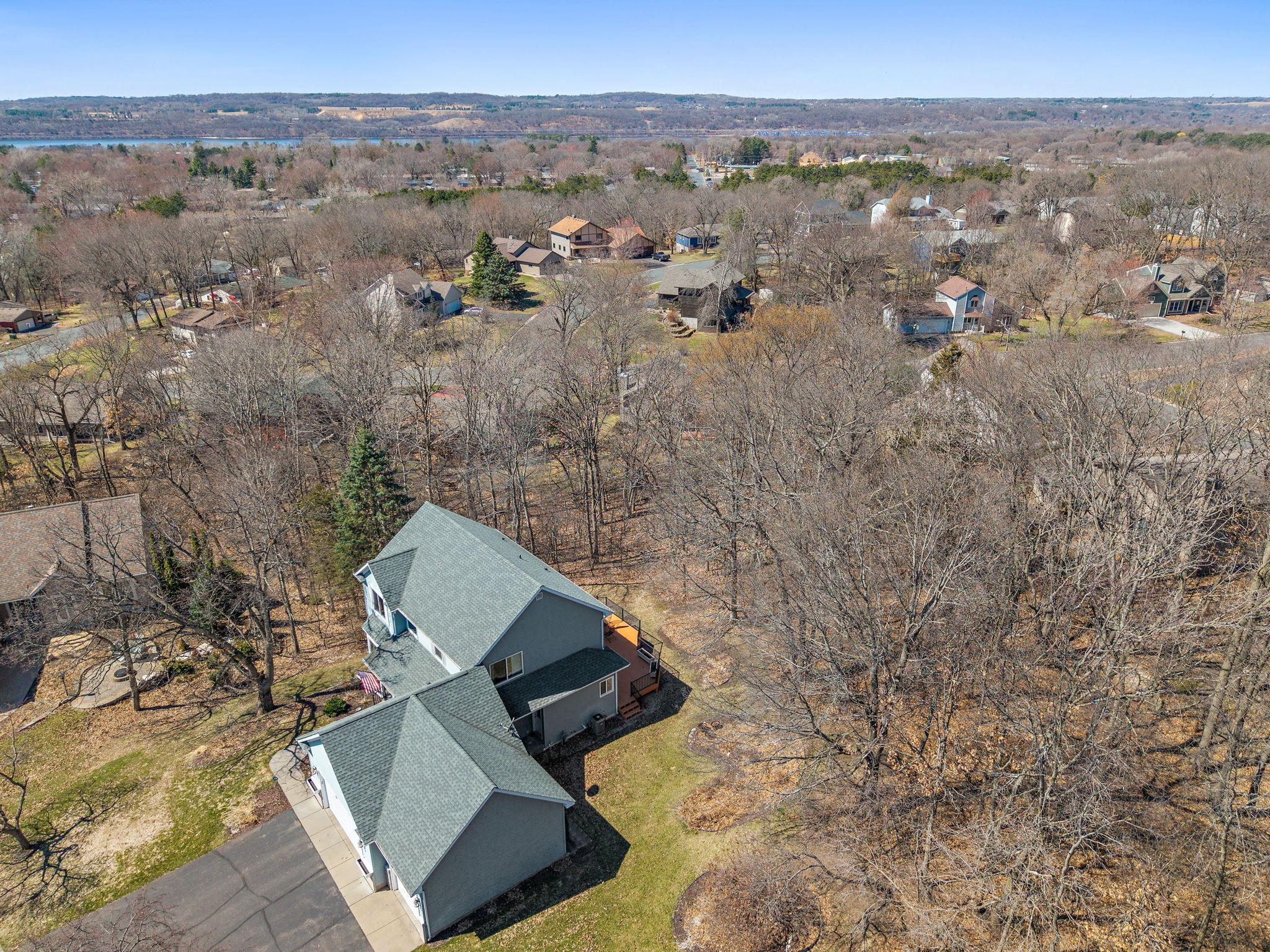Aerial views of home