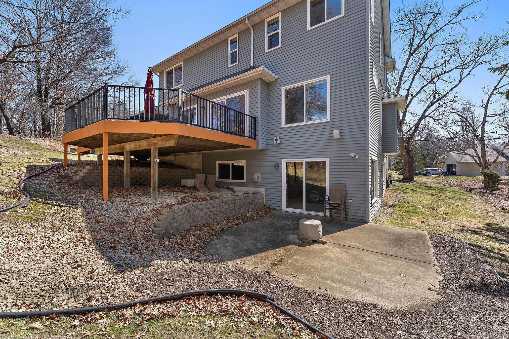 Lower level walkout to patio