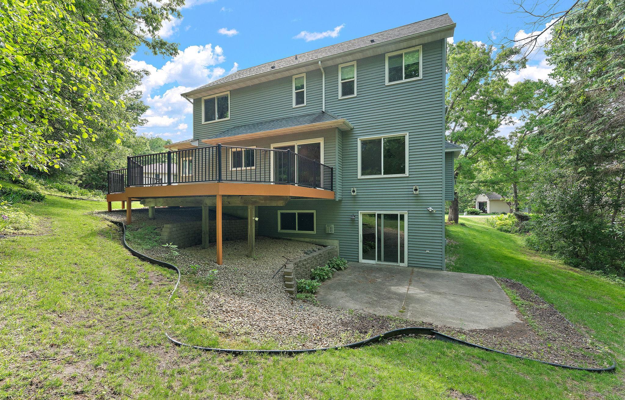 Walkout patio