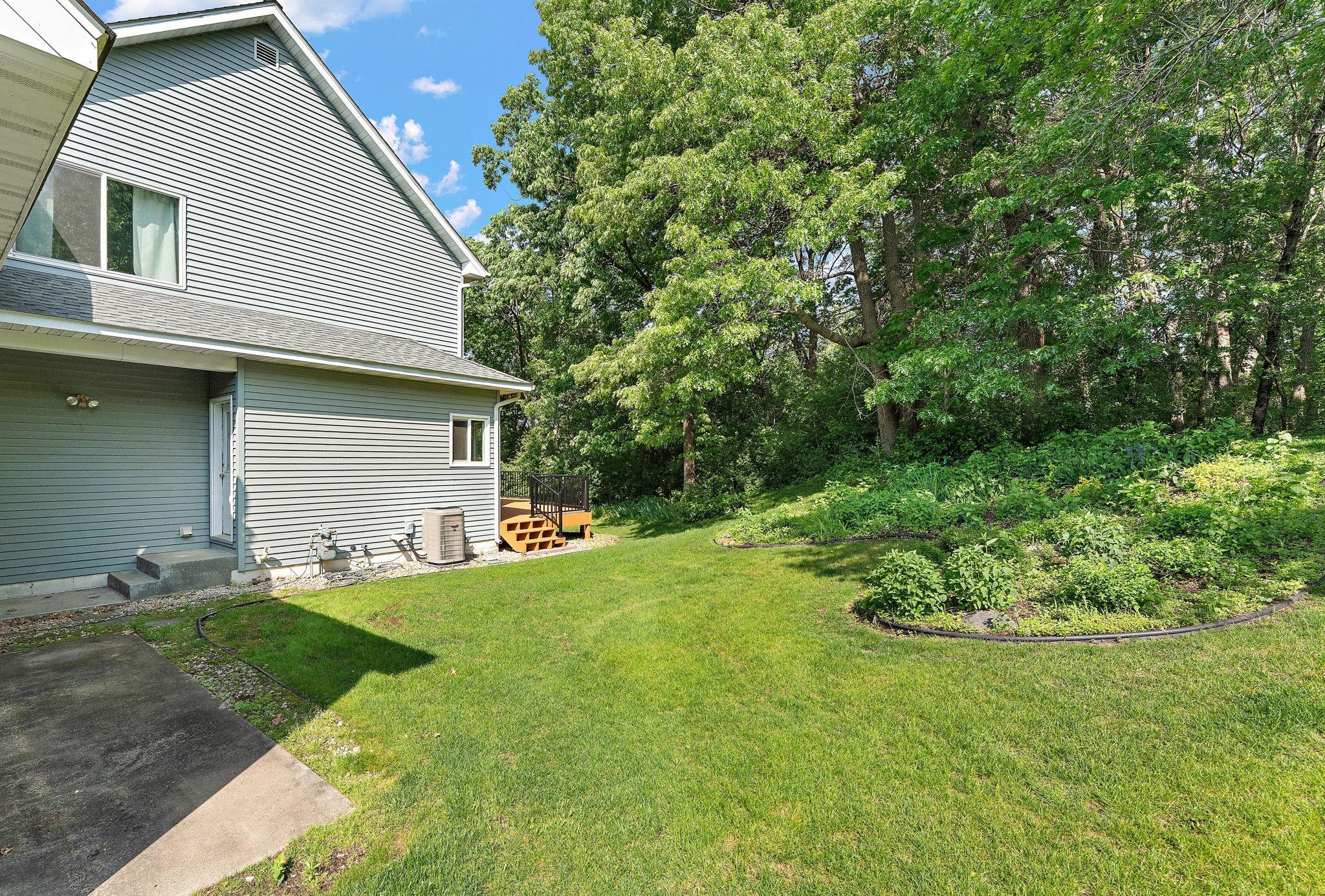 Lovely yard with many perennials
