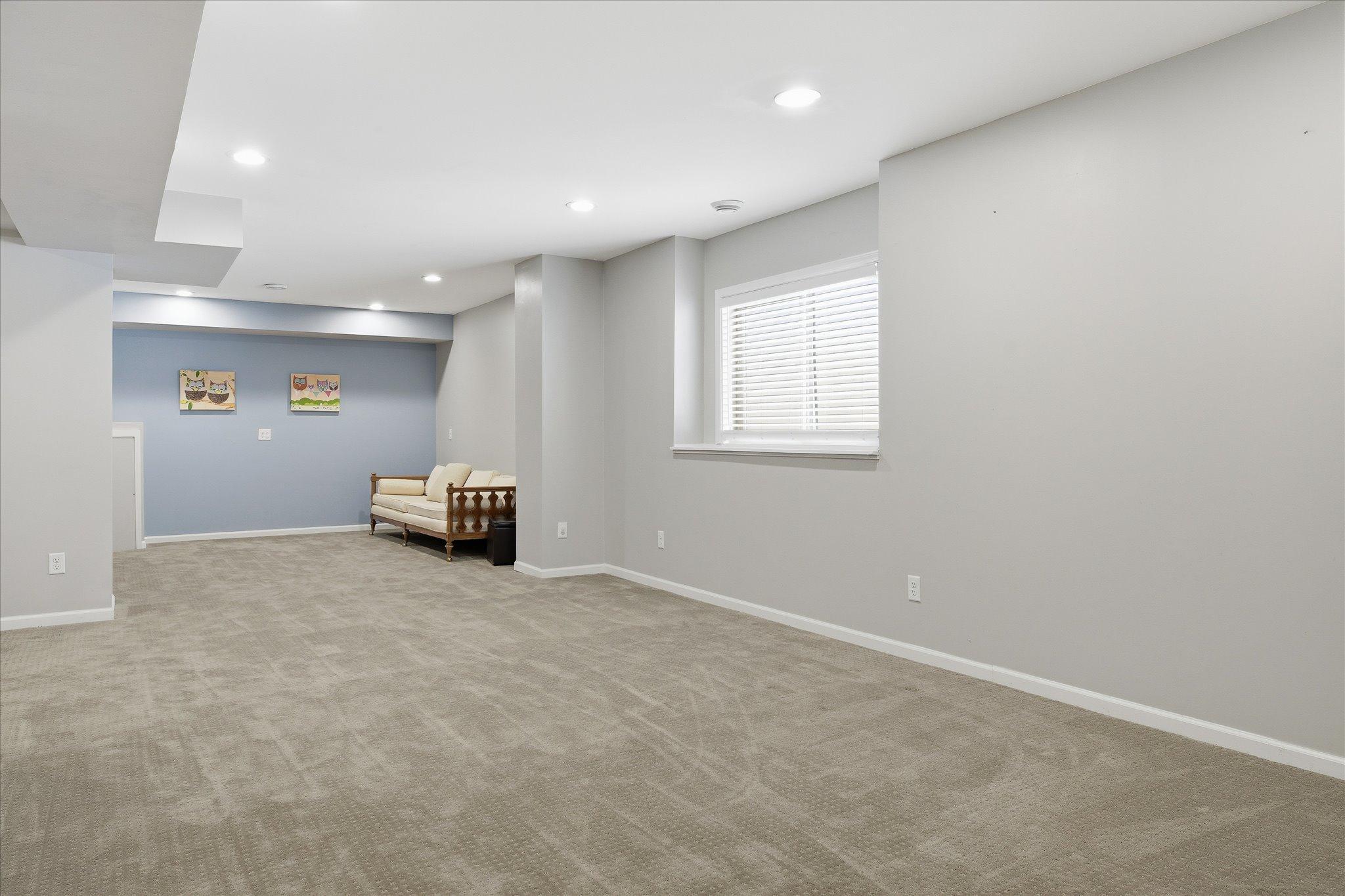 With room for multiple seating arrangements, the family room easily adapts to your entertaining and lifestyle needs.