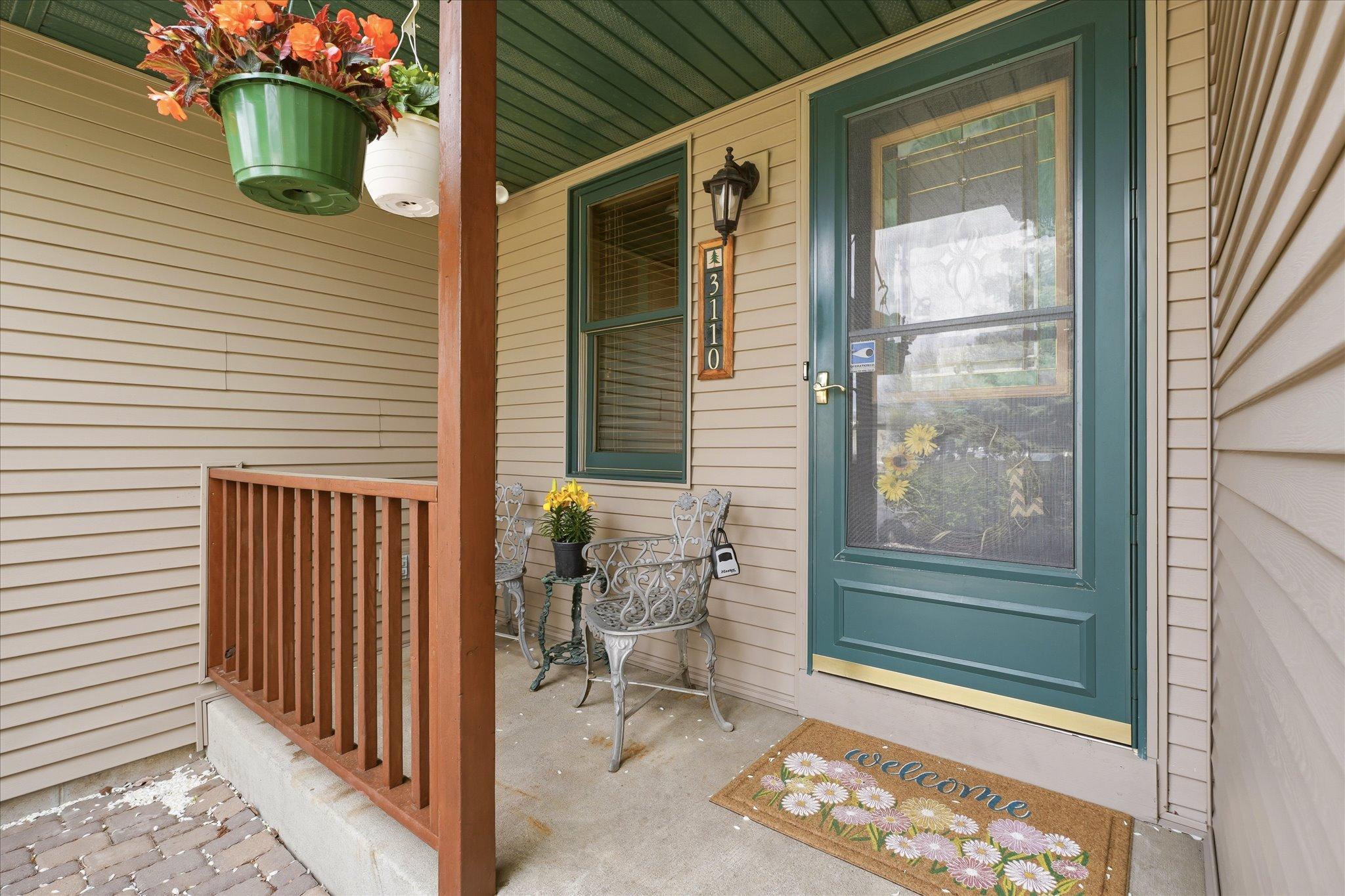 A cozy front porch adds character and creates the perfect place to enjoy quiet mornings or greet guests.