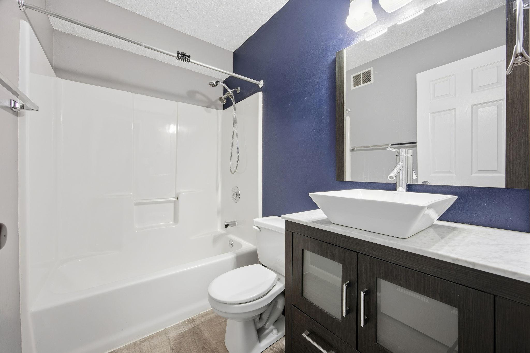 Full bath in basement