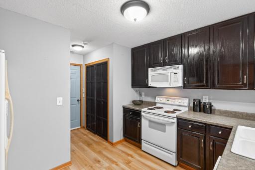 Ample cabinet space and convenient layout