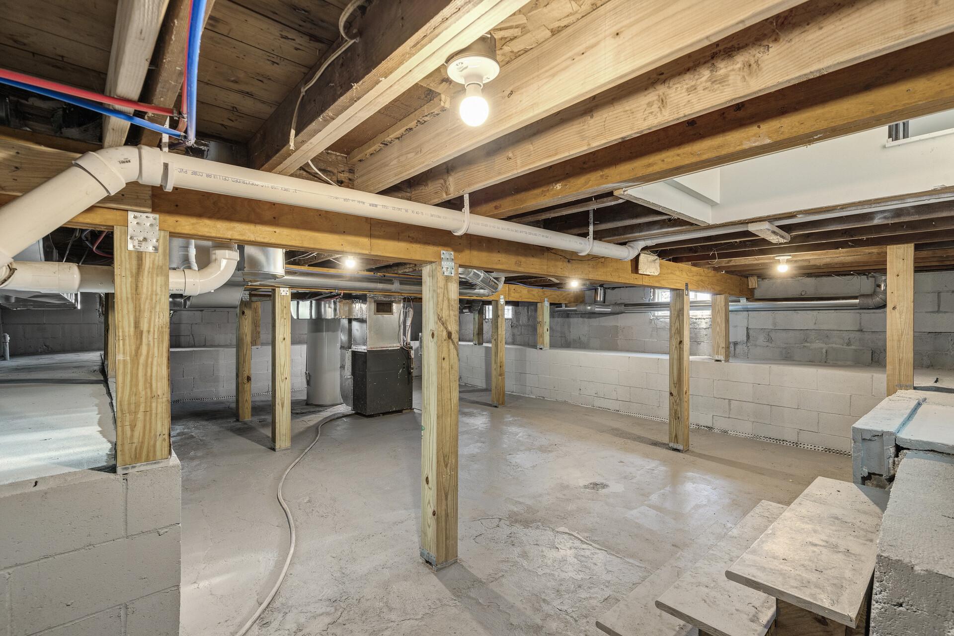 Unfinished basement