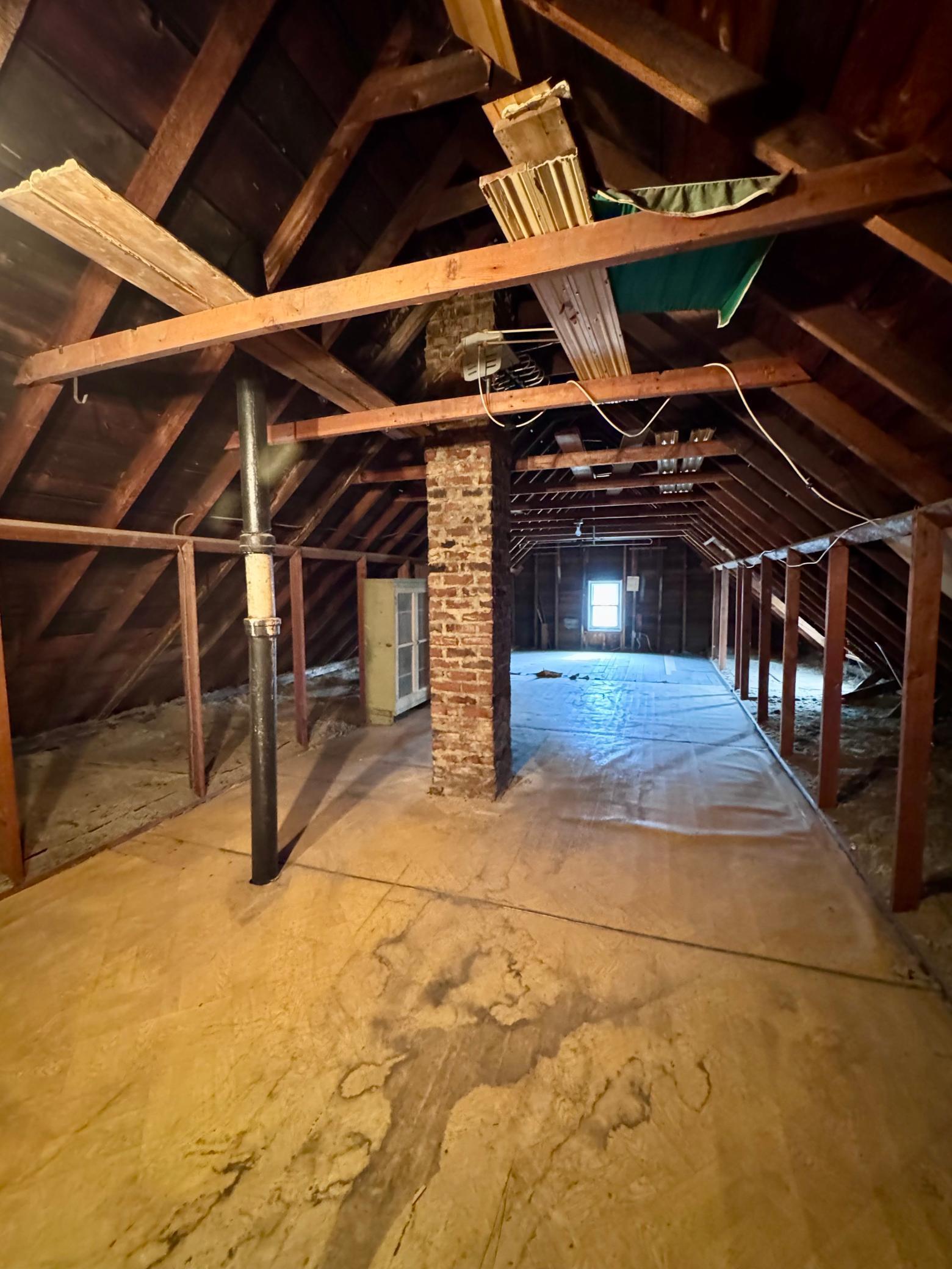 Attic area could be built out...